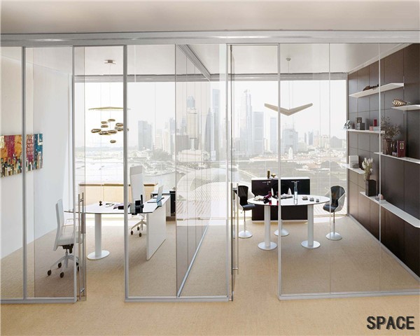 移門(mén)玻璃隔斷案例