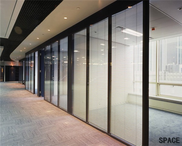 黑色百葉隔斷案例